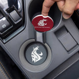Evergreen Washington State University Car Coaster Set, 2pc