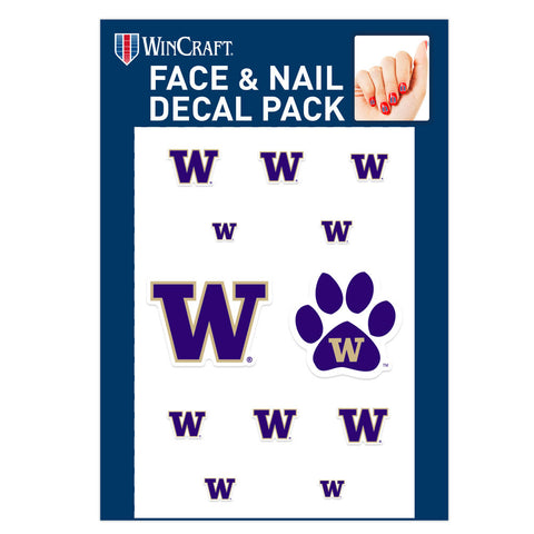 Wincraft Face and Nail Decal Pack UW