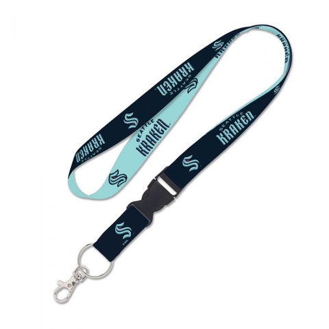 SEATTLE KRAKEN LANYARD W/DETACHABLE BUCKLE 1"