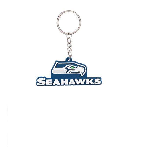 Logo Keychain Seahawks Keychain Seattle Seahawks Rubber Keychain