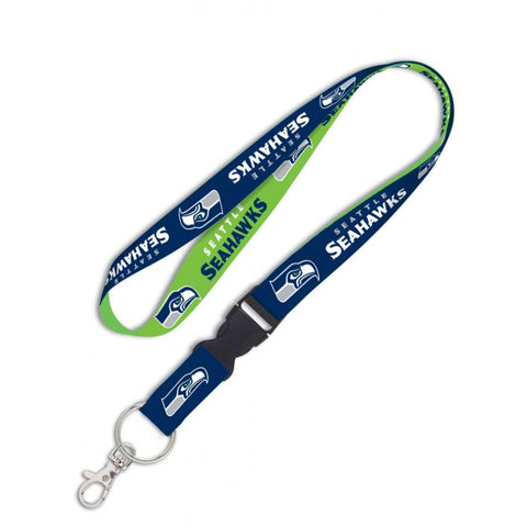 SEATTLE SEAHAWKS LANYARD W/DETACHABLE BUCKLE 1"