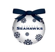 Seattle Seahawks Led Ball Ornament white