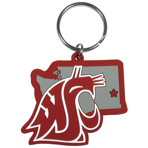 Washington St. Cougars Home State Flexi Key Chain