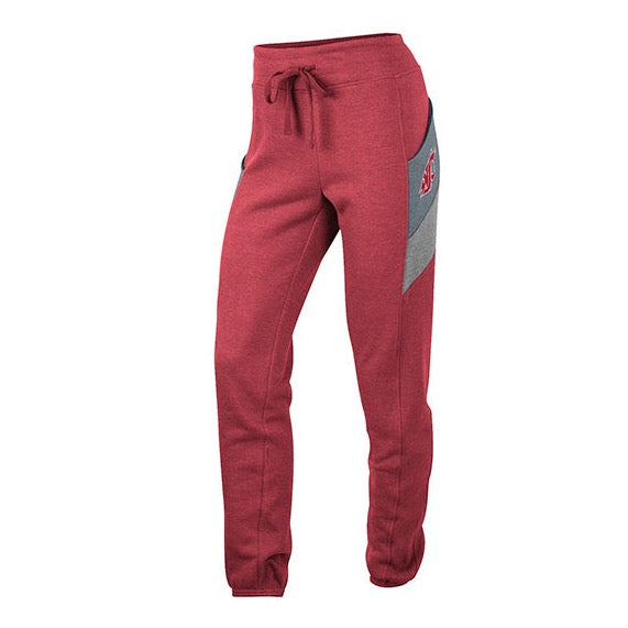 Colosseum Ladies WSU Cougar's crimson Jogger Sweat Pants – Cougarwear