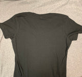 Ladies Black WSU V-Neck T-Shirt