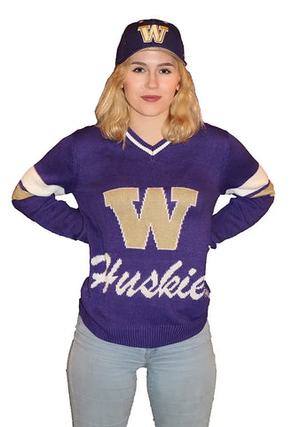 University Of Washington Purple Tribute Sweater (UNISEX SIZING)