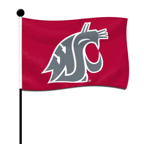 WSU Cougars Small Stick Flag