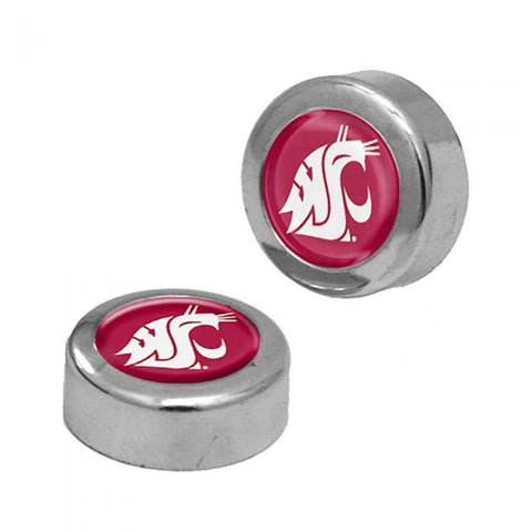 WASHINGTON STATE COUGARS DOMED SCREW CAPS