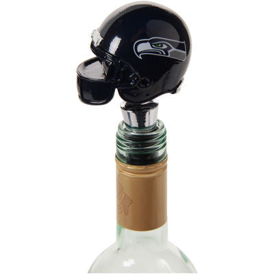 Seattle Seahawks Wine Bottle Helmet Stopper
