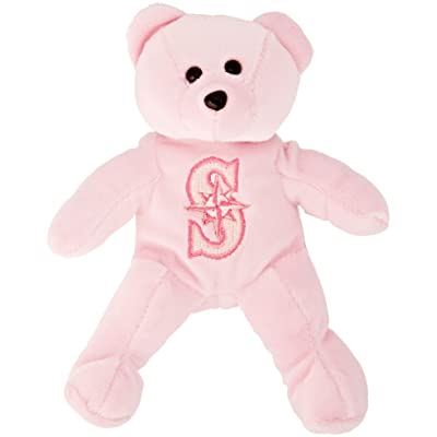 Seattle Mariners Pink Solid 8” Bear