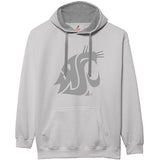 League Unisex Washington State White with Gray Logo Hoodie