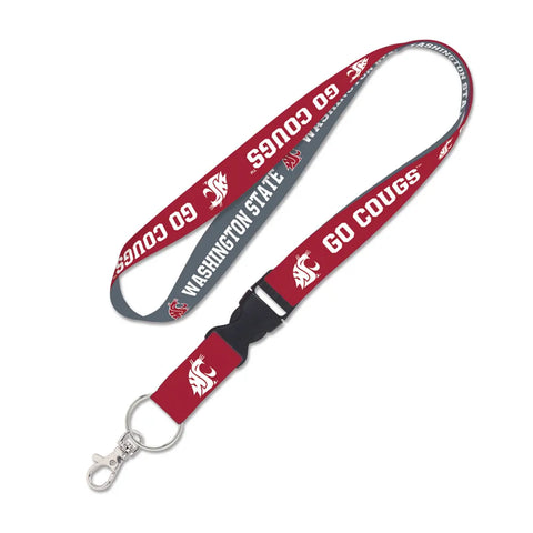 Wincraft Washington State Cougars Lanyard w/detachable buckle 1"