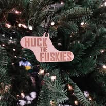 Cougkie "Huck the Fuskies" Handmade Ornament