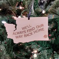 Cougkie "We'll Always Find Our Way Back Home" Ornament