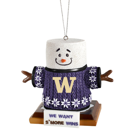 UW "We Want S'more Wins" Ornament