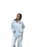 Zoozatz Unisex Washington State White Camo 1/4 Zip