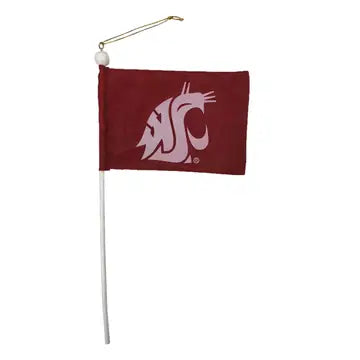 Santas Workshop WSU Flag Ornament – Cougarwear