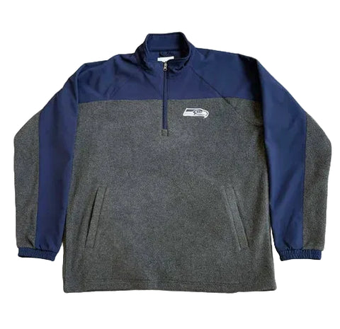 Seattle Seahawks NFL Men's 1/4 Zip Softshell Jacket