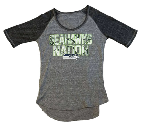 Seattle Seahawks Girls "Seahawks Nation" Tee
