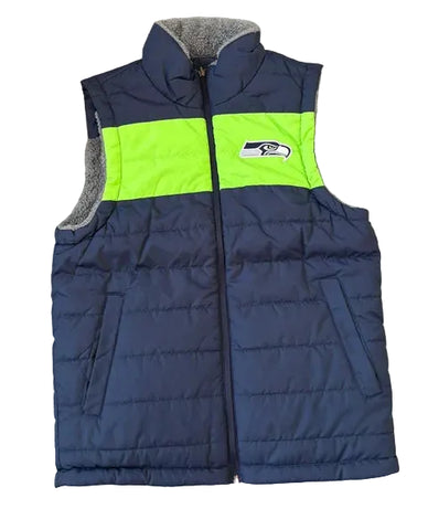 Seattle Seahawks NFL Unisex Reversible Full Zip Vest