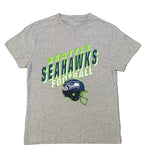Seattle Seahawks Youth Gray Football Tee