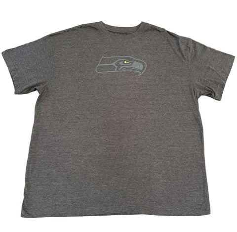 Seattle Seahawks Mens Gray Logo Tee