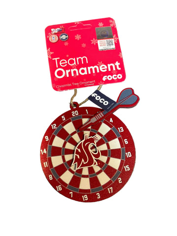 Foco WSU Wood Dartboard Ornament