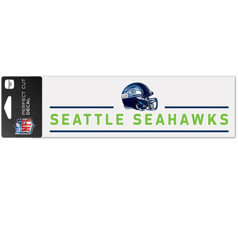 Seattle Seahawks helmet Car Decal 3" X 10"