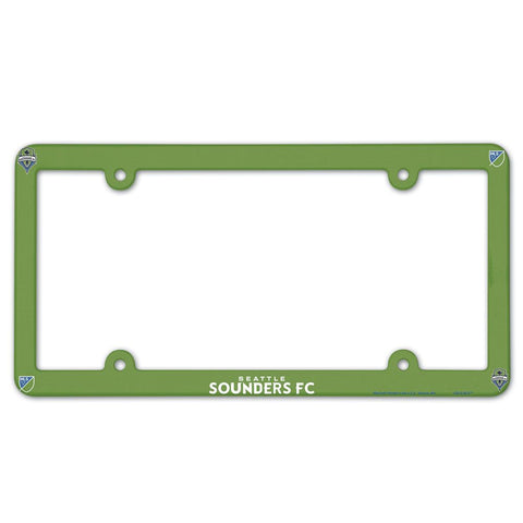 Seattle Sounders Full Color Plastic License Plate Frame