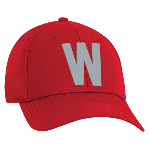 Ahead Structured Crimson "W" Hat