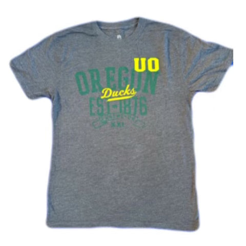 Unisex Oregon Ducks UO Gray Tee Shirt