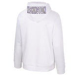 Colosseum University of Washington White Freezer Burn Hoodie