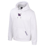 Colosseum University of Washington White Freezer Burn Hoodie