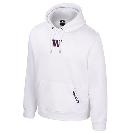 Colosseum University of Washington White Freezer Burn Hoodie