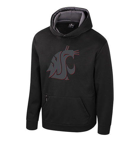 Colosseum Washington State Youth Fridge Blackout Hoodie