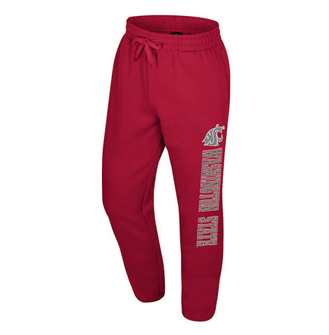 Colosseum Mens Washington State Crimson Yes Chef Pants