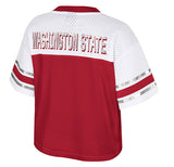Colosseum Womens Posh Jersy Crimson and White