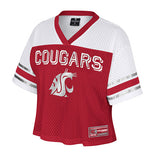 Colosseum Womens Posh Jersy Crimson and White