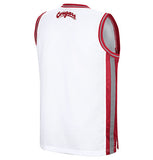 Colosseum White Mens Basketball Jersey