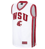 Colosseum Youth Washington State White Basketball Jersey