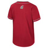 Colosseum Mens Crimson Baseball Jersey