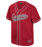 Colosseum Mens Crimson Baseball Jersey