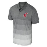 Colosseum Mens AI Striped Mesh Polo