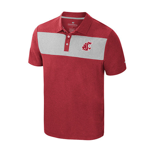 Colosseum Mens Crimson Cicero Polo