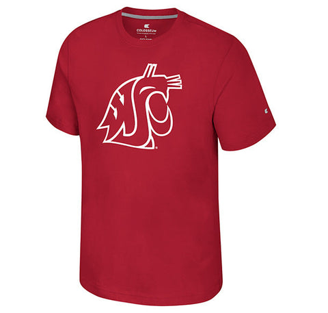Colosseum Mens Washington State Berzatto Poly Short Sleeve Tee
