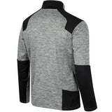 Colosseum Men's Gray and Black Full Zip Colorblock Jacket