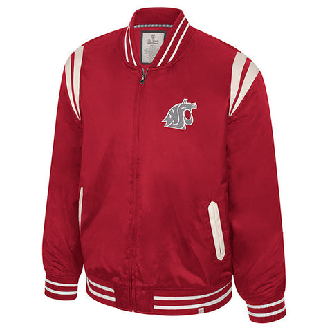 Colosseum Mens Crimson Shane Sateen Bomber