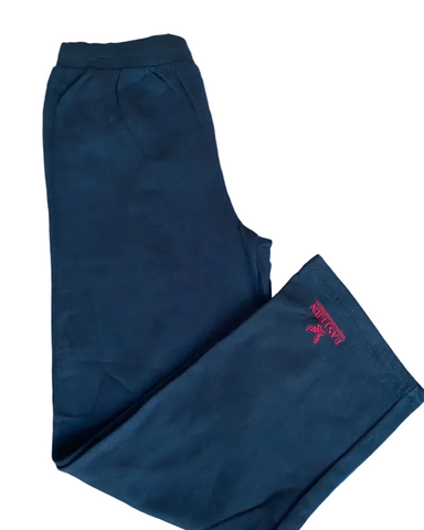 Ladies Eastern Washington Black Wideleg Sweats