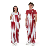 Game Bibs Crimson and White Striped