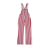 Game Bibs Crimson and White Striped